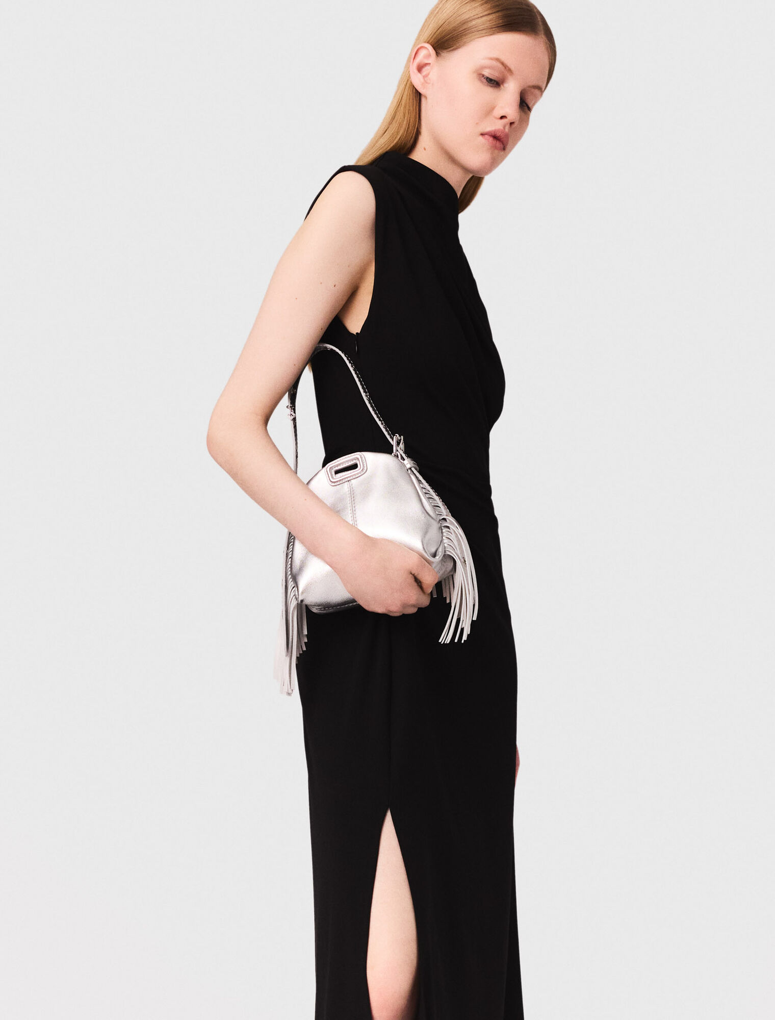 Cutout waist maxi dress