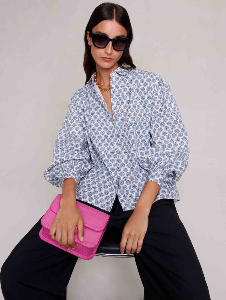 Monogram printed shirt