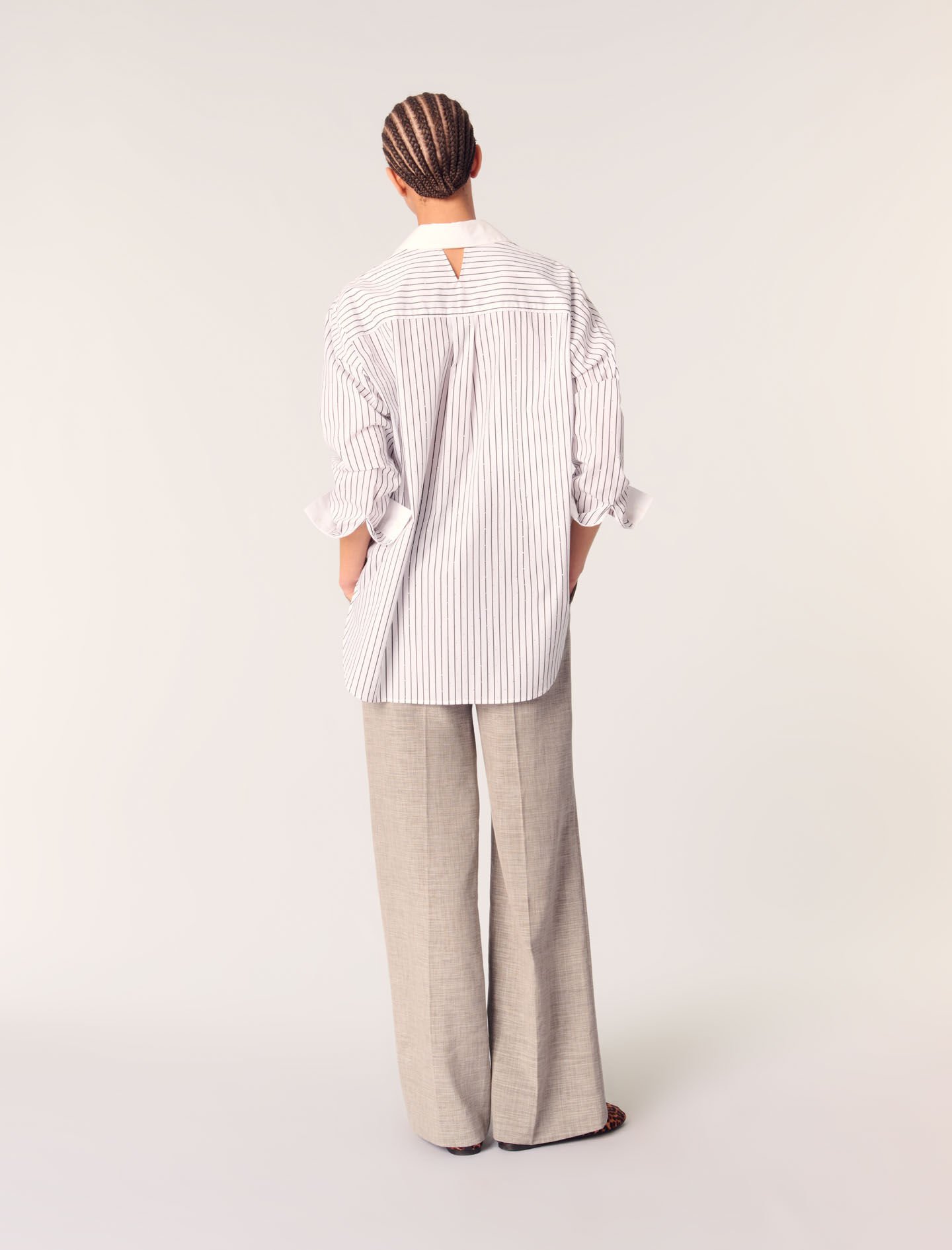 J.Crew: Étienne Oversized Shirt In Striped Lightweight