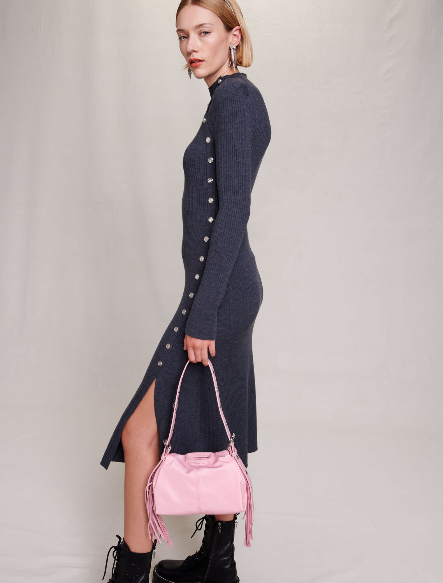 Knit maxi dress