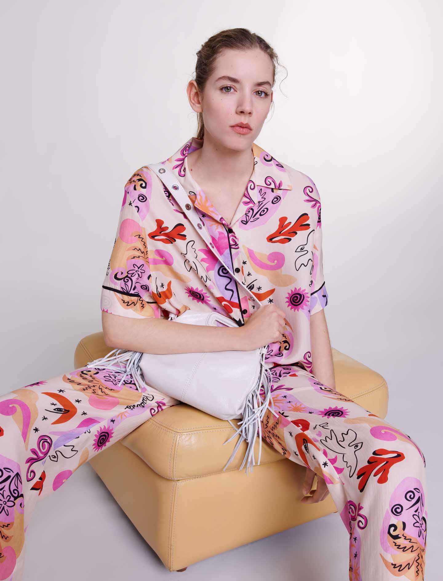 Silk shirt Pink For Women | Maje