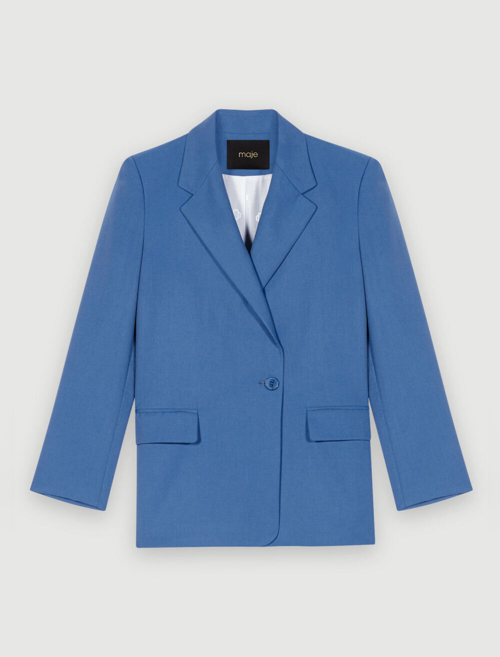 T-MAJE Metallic leather sneakers Black / Gray For Women | Maje