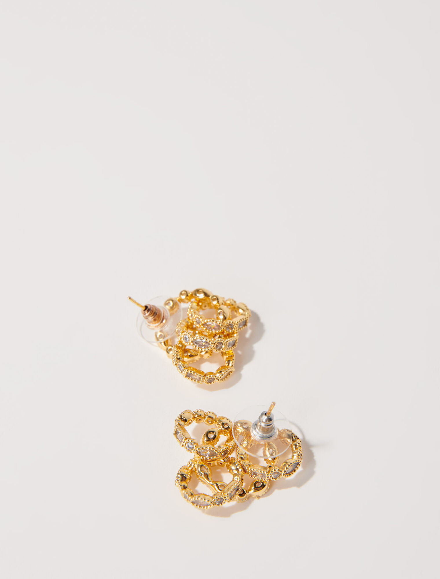 Gold earrings
