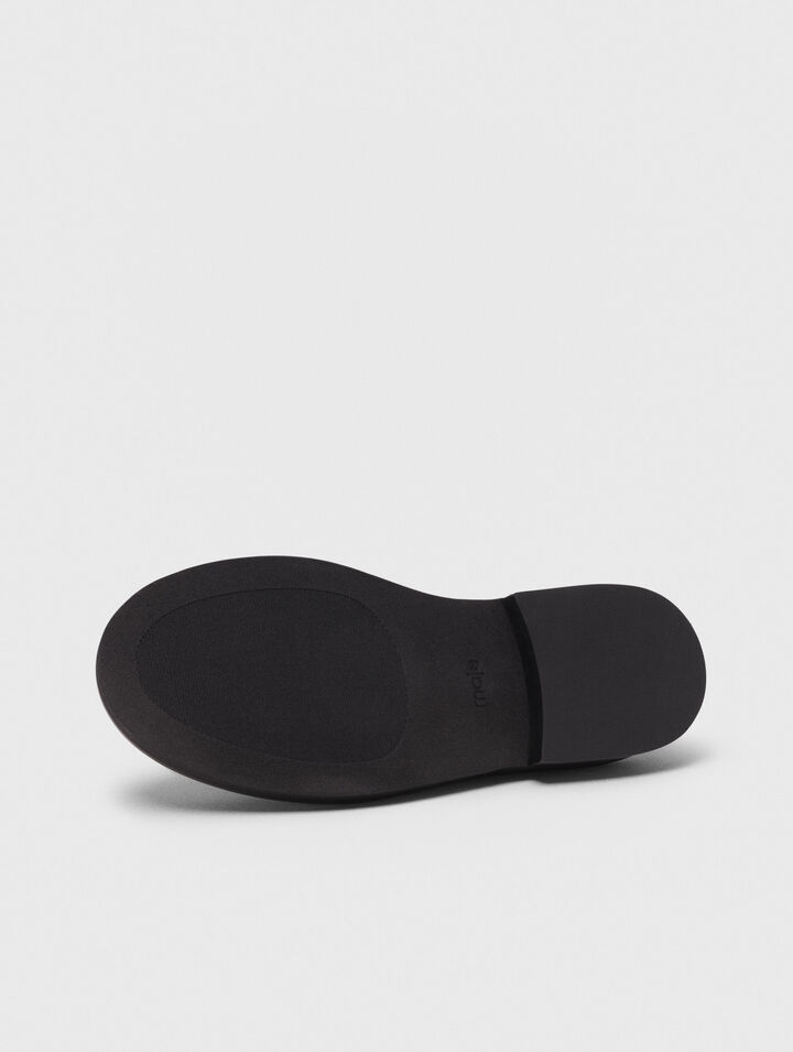 Leather loafers