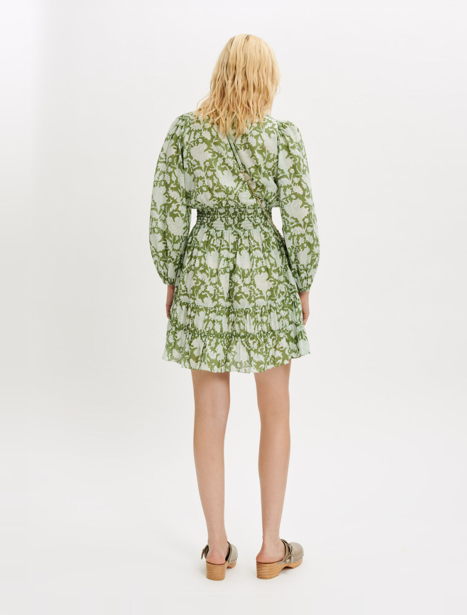 Printed cotton dress