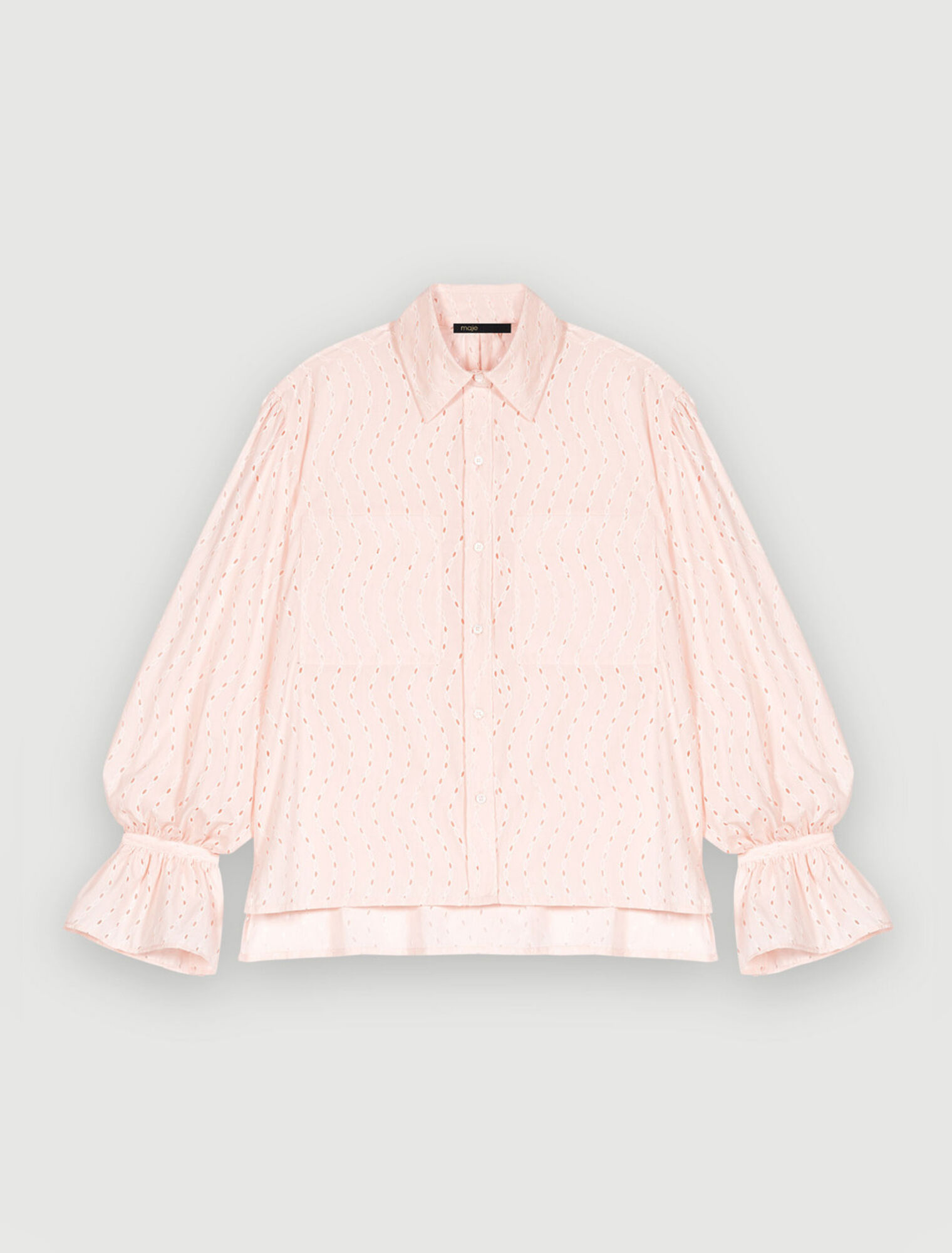 Pink broderie anglaise shirt
