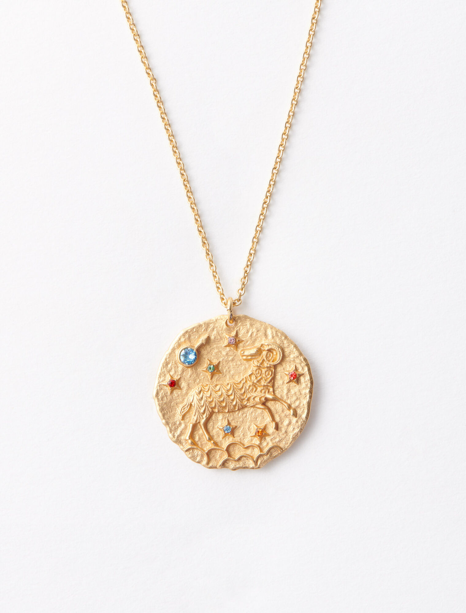 Aries astro medal