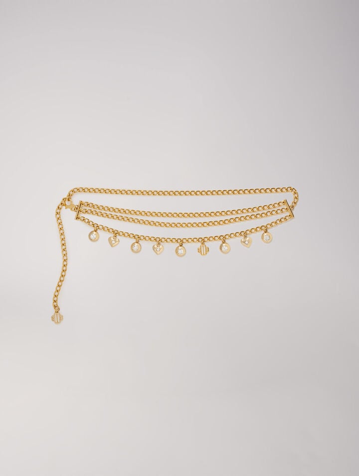 Jewellery chain belt