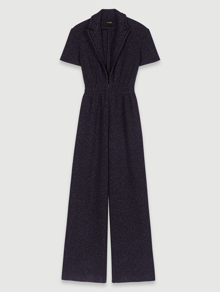 Tweed trouser suit