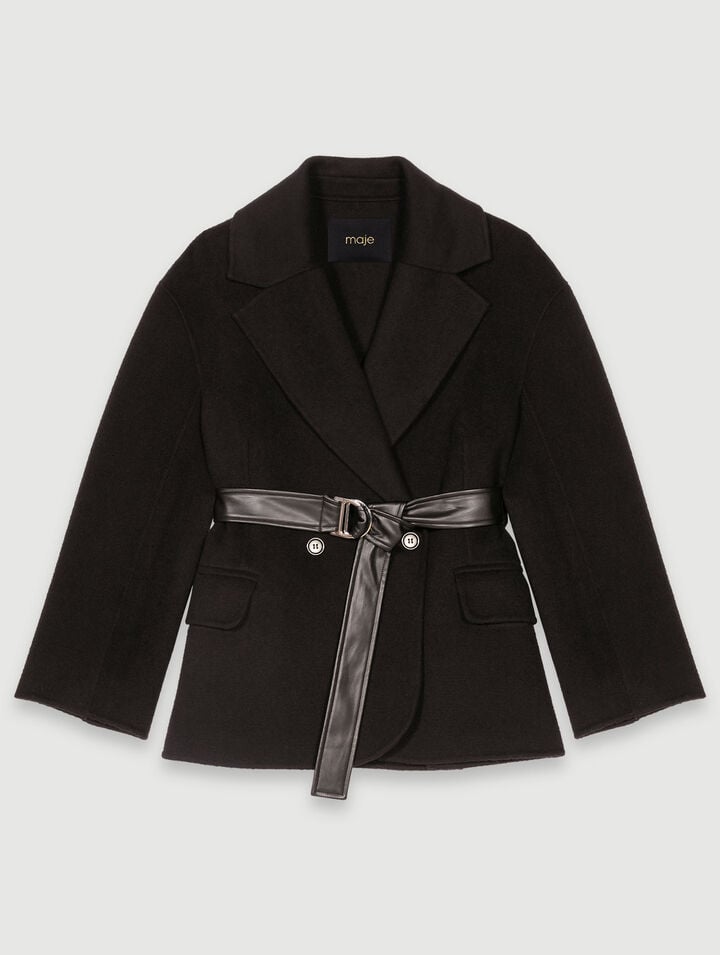 Short tied coat