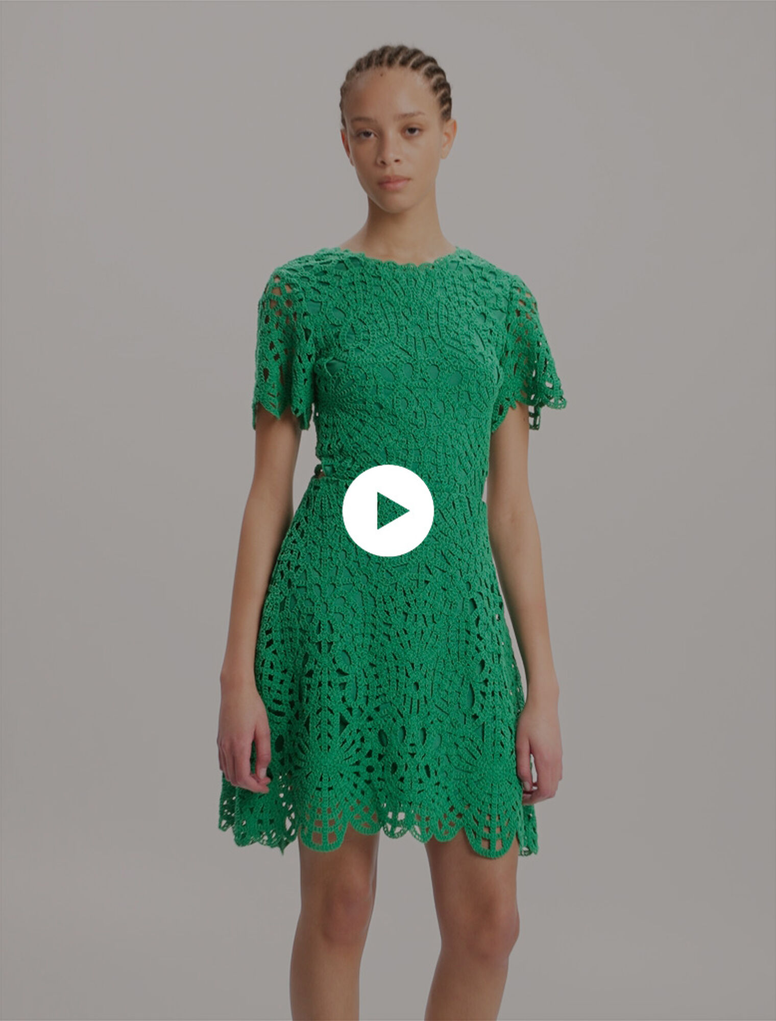 Mini crochet dress