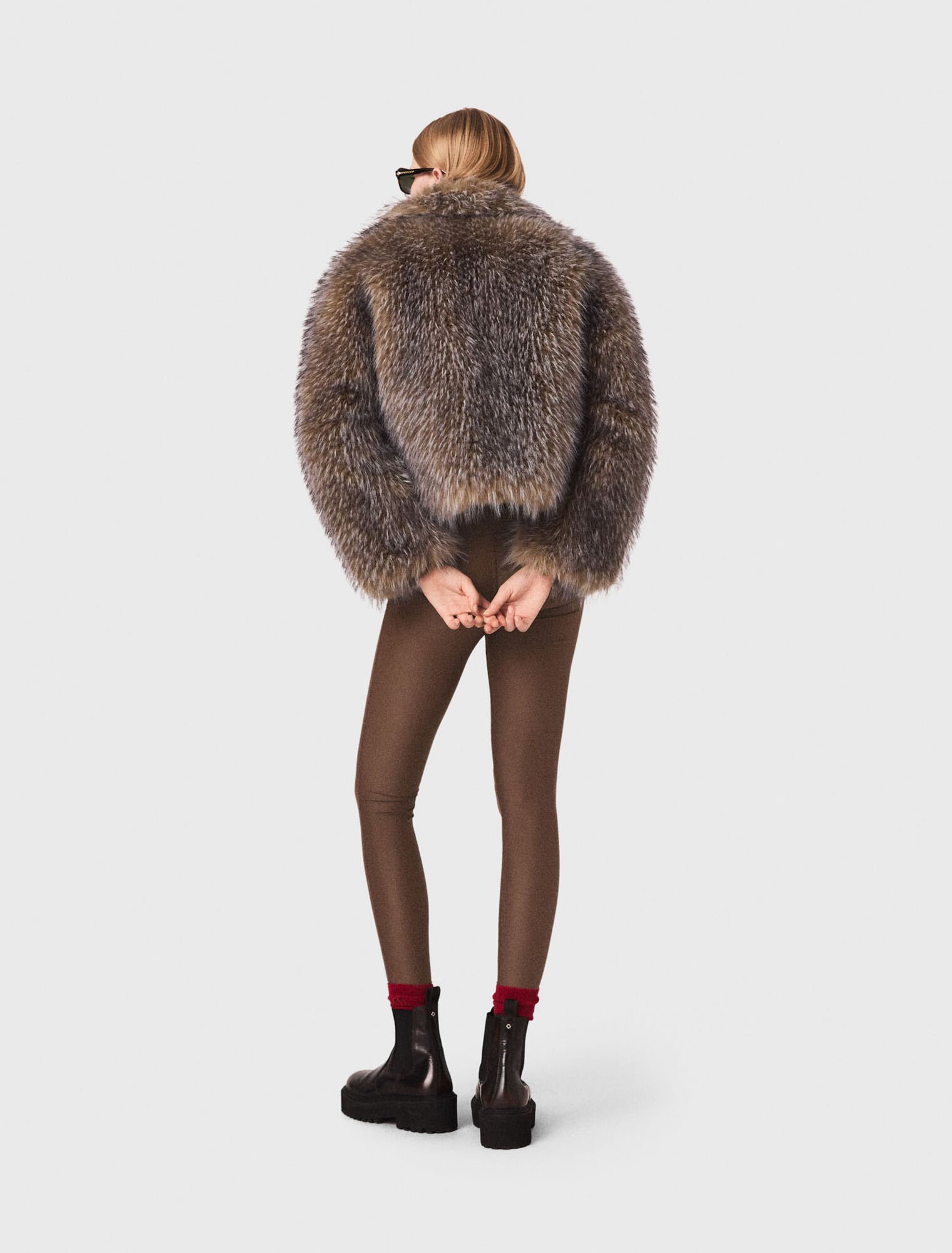 Short faux fur coat Short faux fur coat