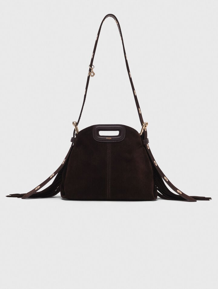 Suede leather Miss M bag