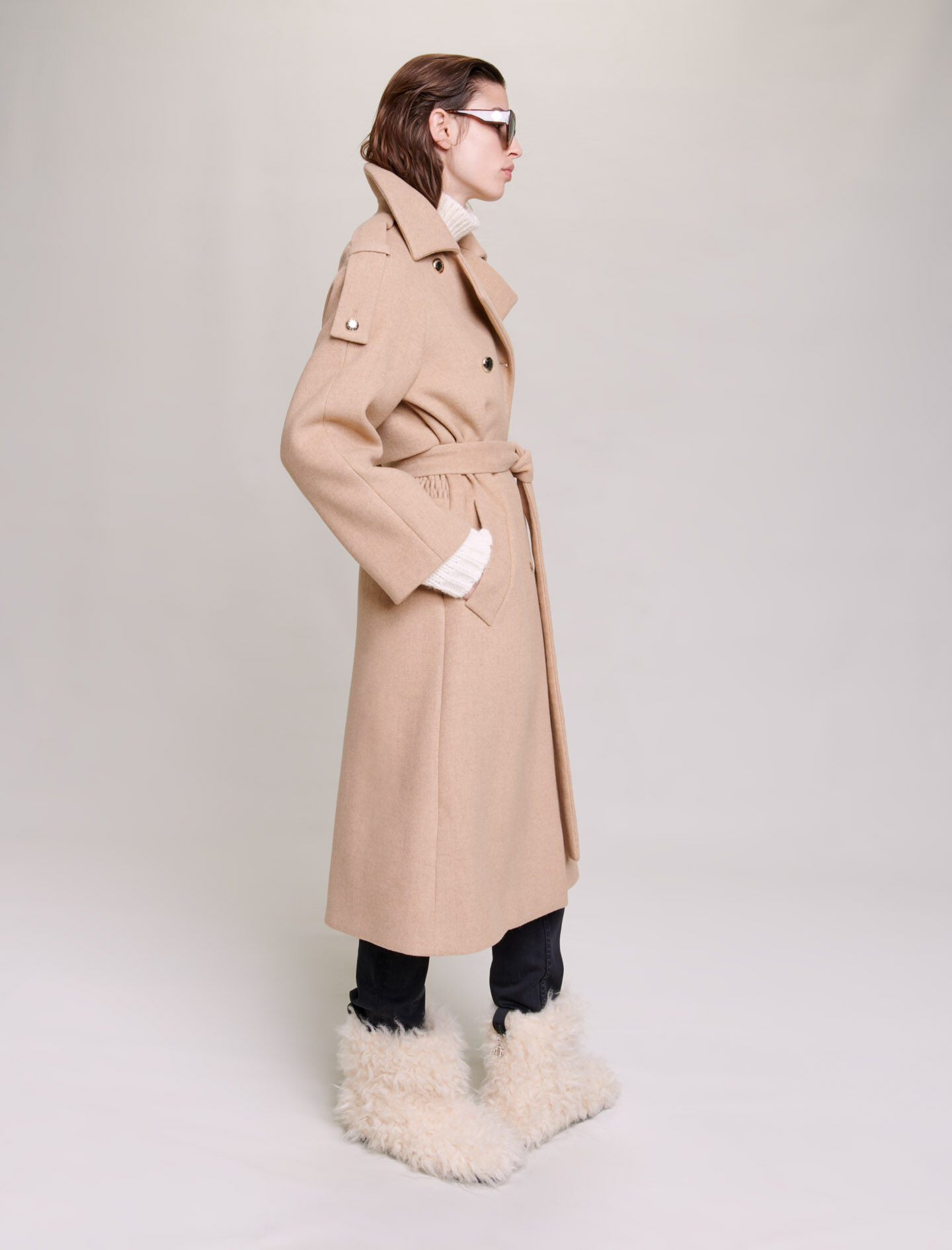 Maje winter coat top