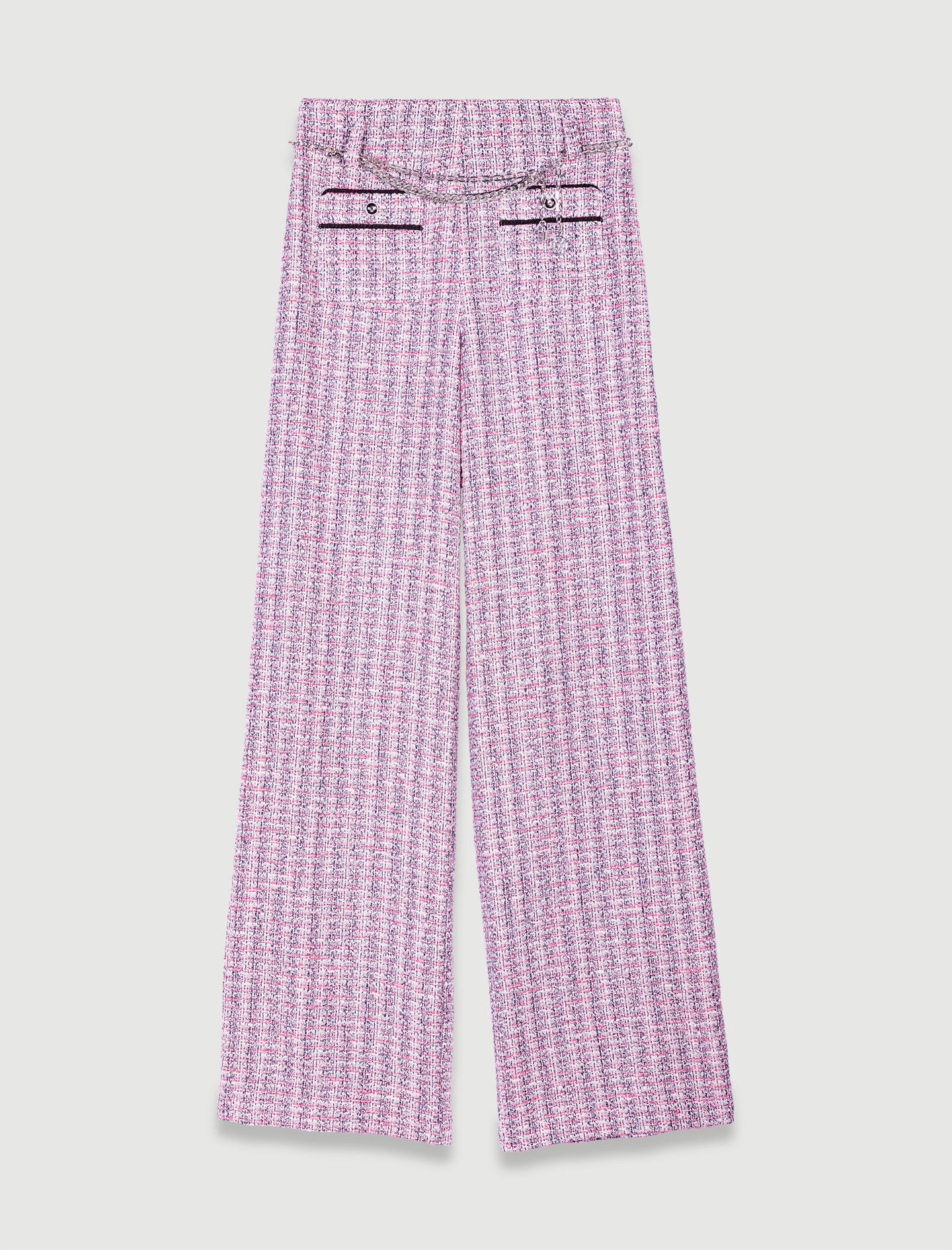 High-Waist Tweed Pants | NOCTURNE | Wolf & Badger