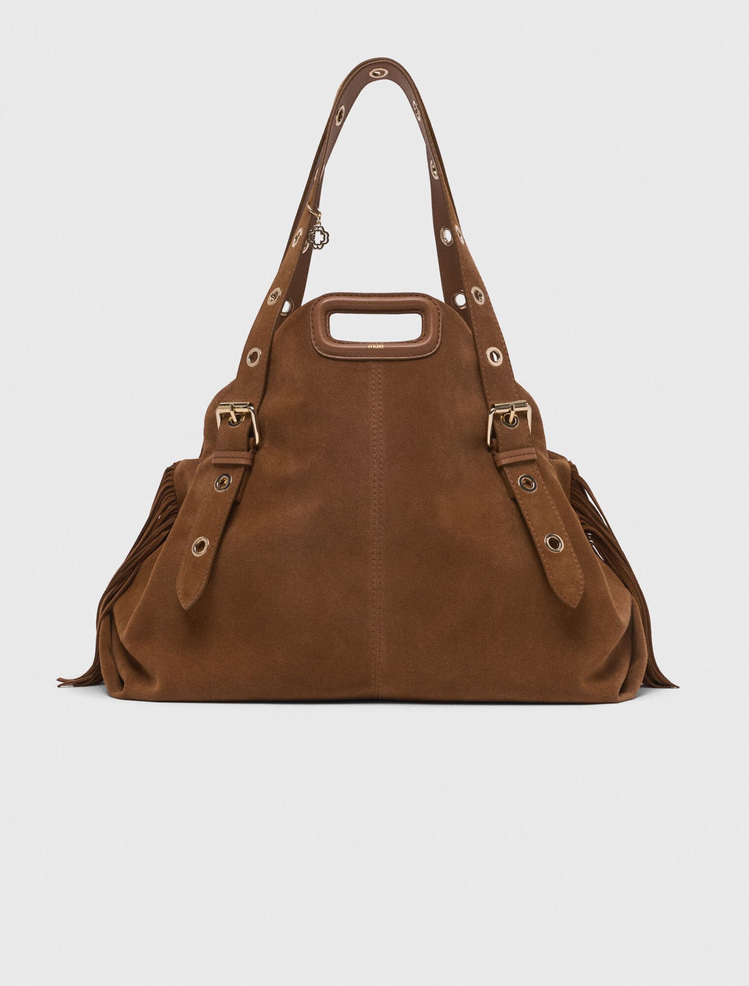 Suede Miss M XL bag