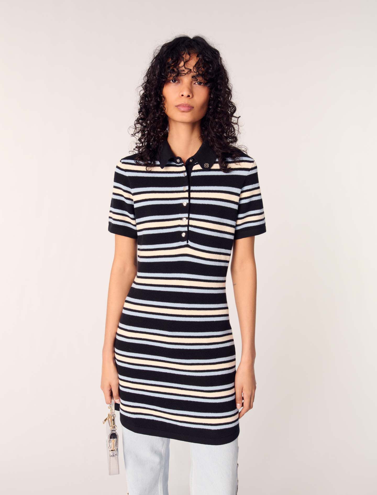 もっぴ　Polo Pleated Mini Dress Zip Box Pleat Mini Dress | boohoo