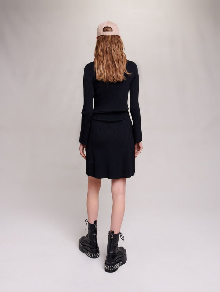 2 in 1 knit dress