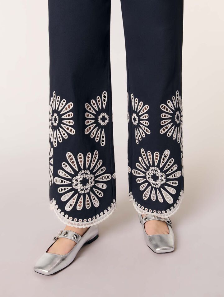 Metallic leather Mary Janes