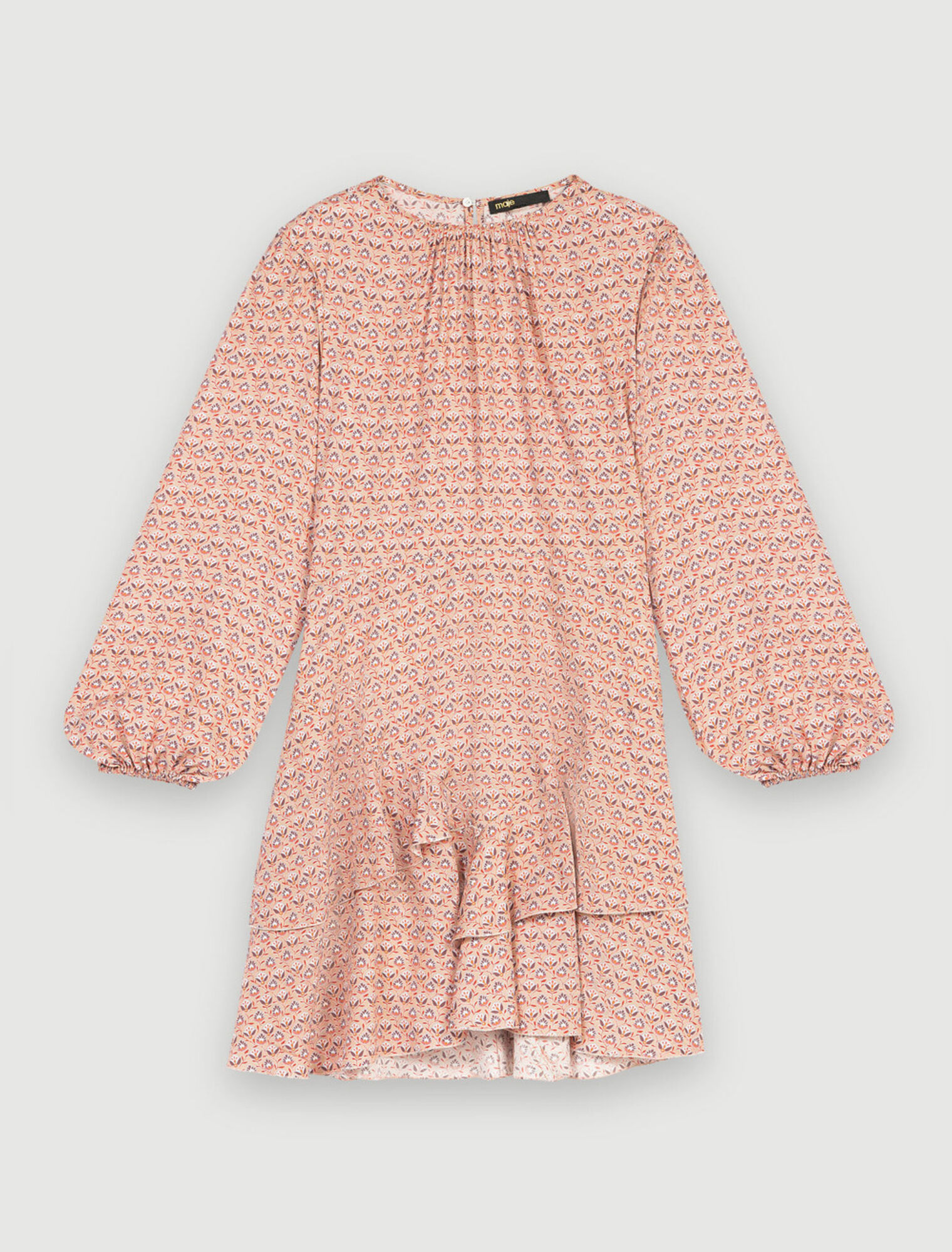 Printed viscose dress