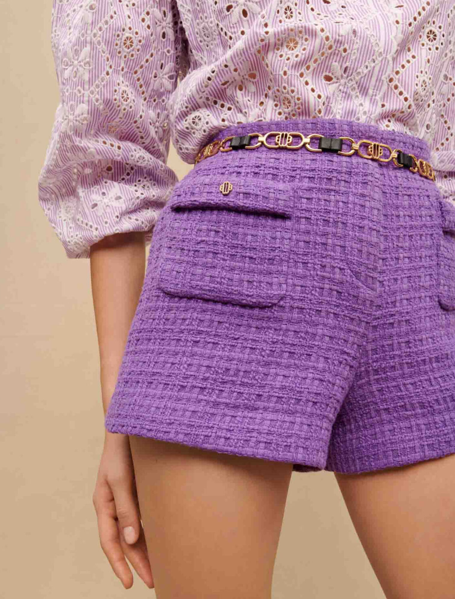 Tweed shorts
