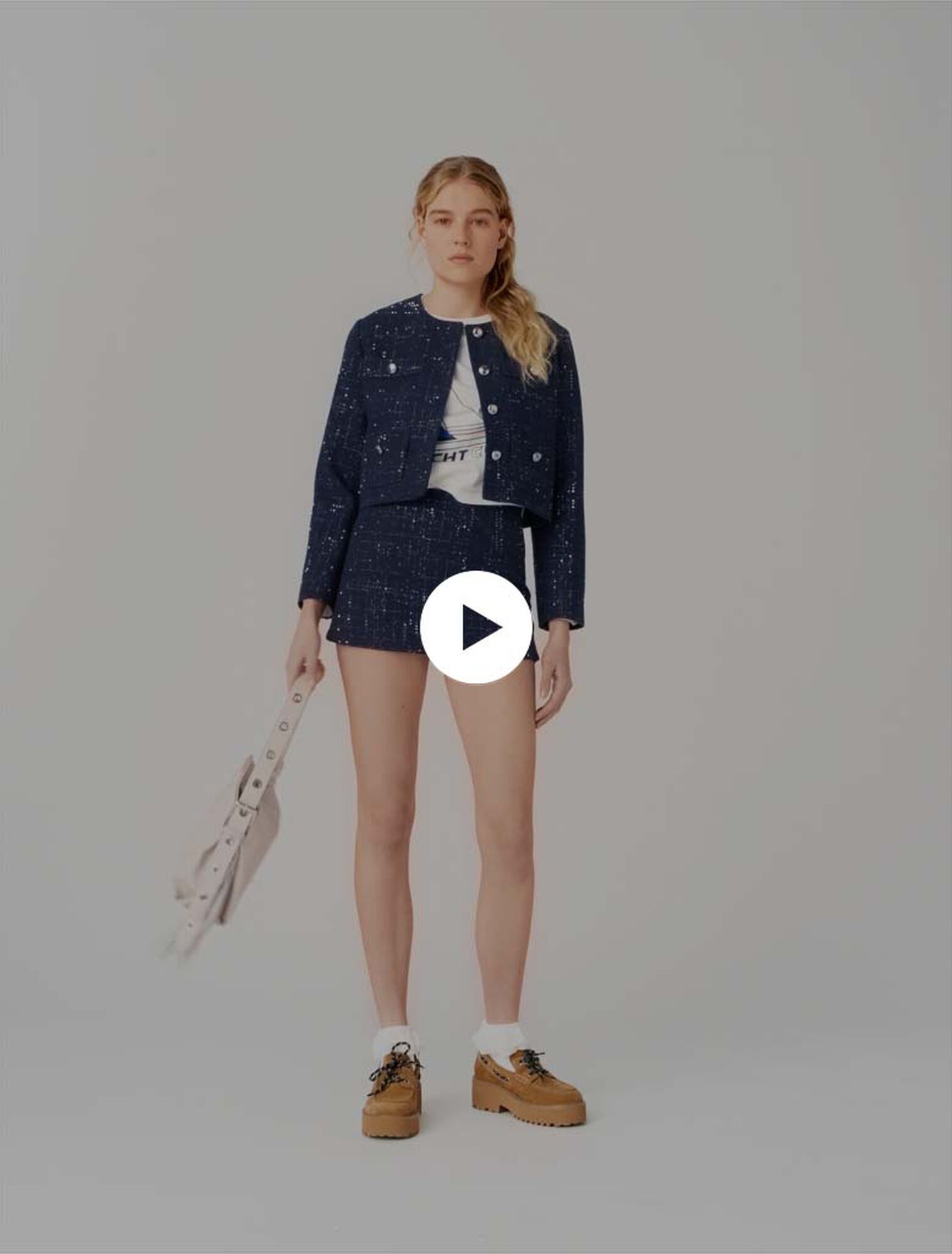 Embellished Cropped blazer