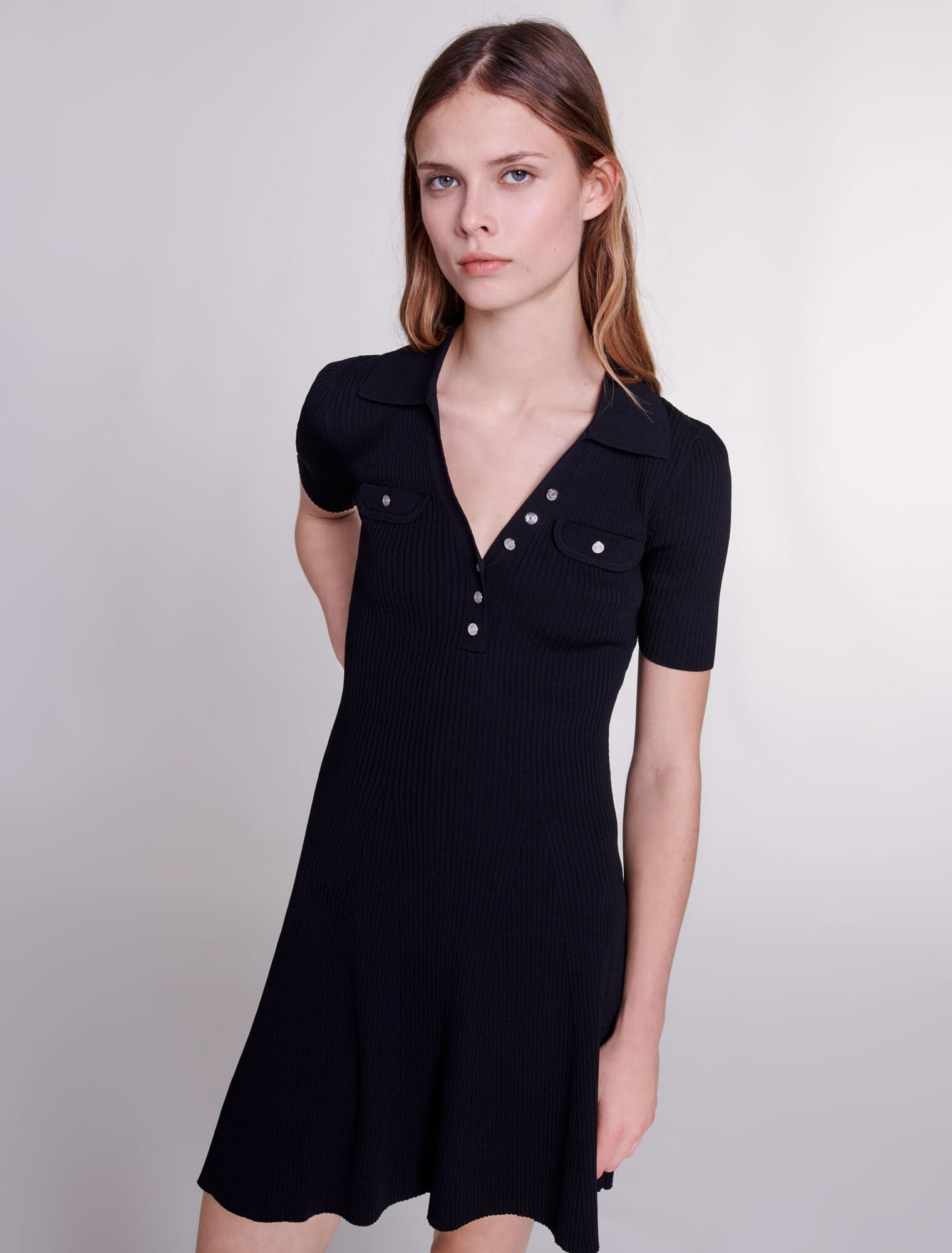 Short knit dress
