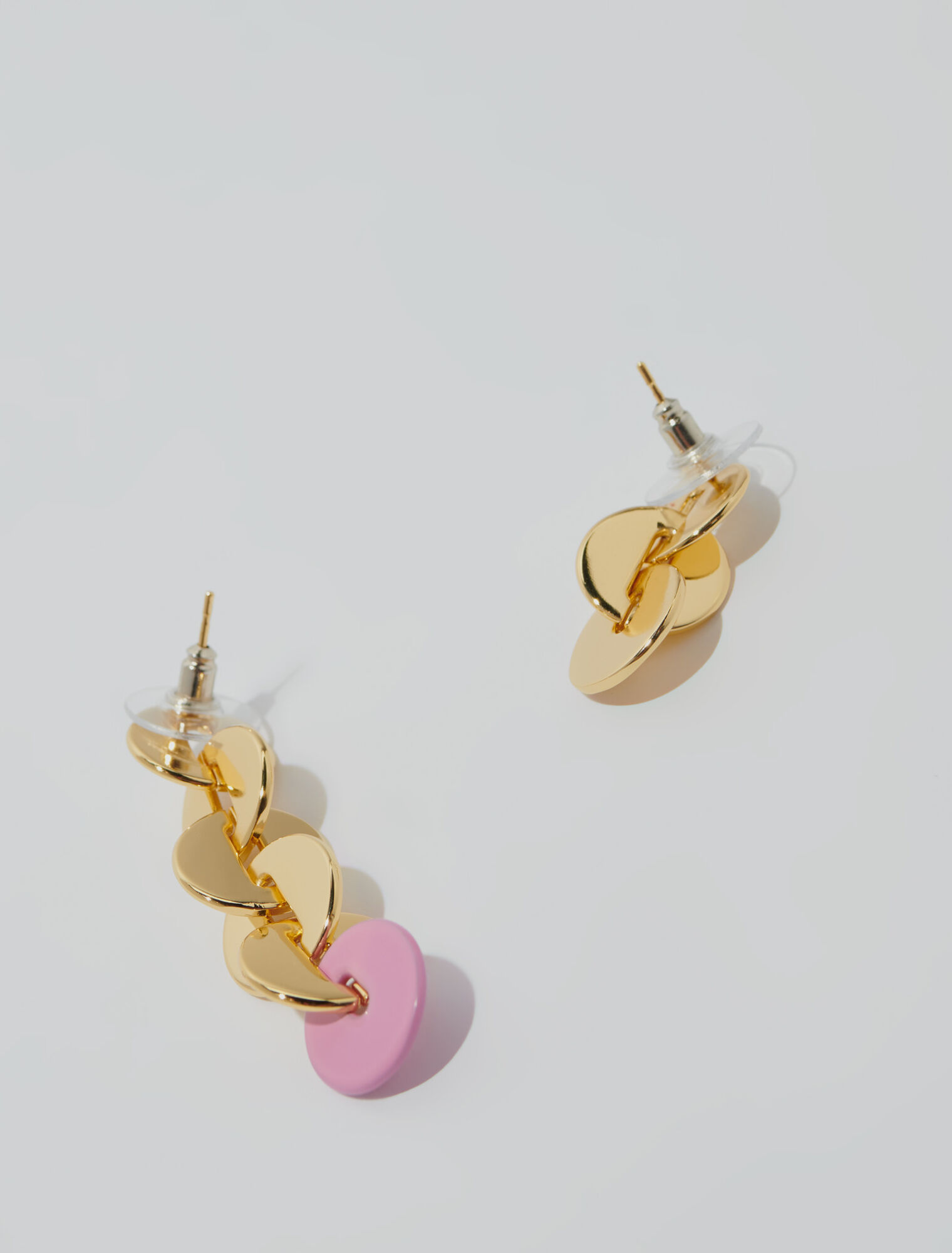 Enameled earrings