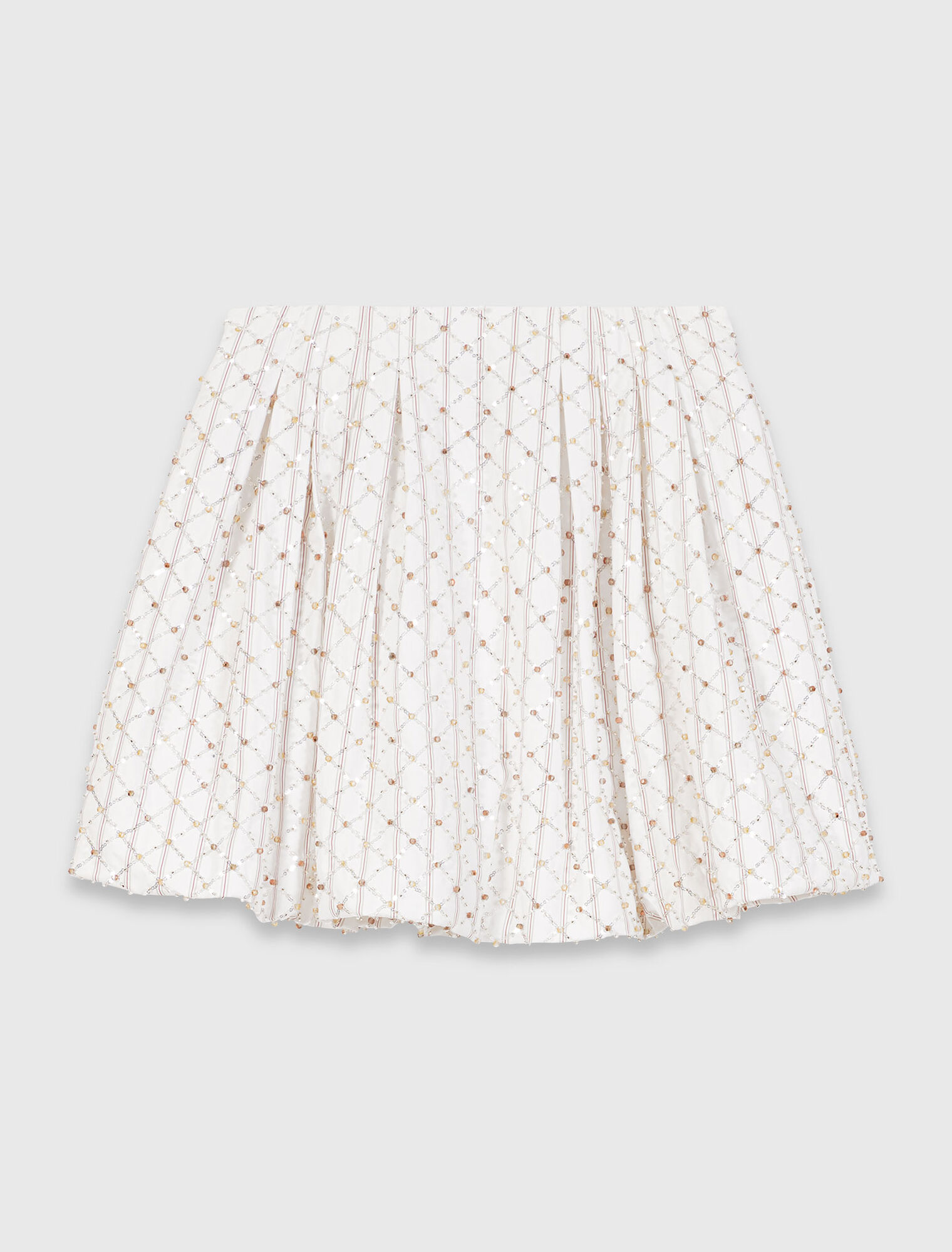 Beaded bubble skirt