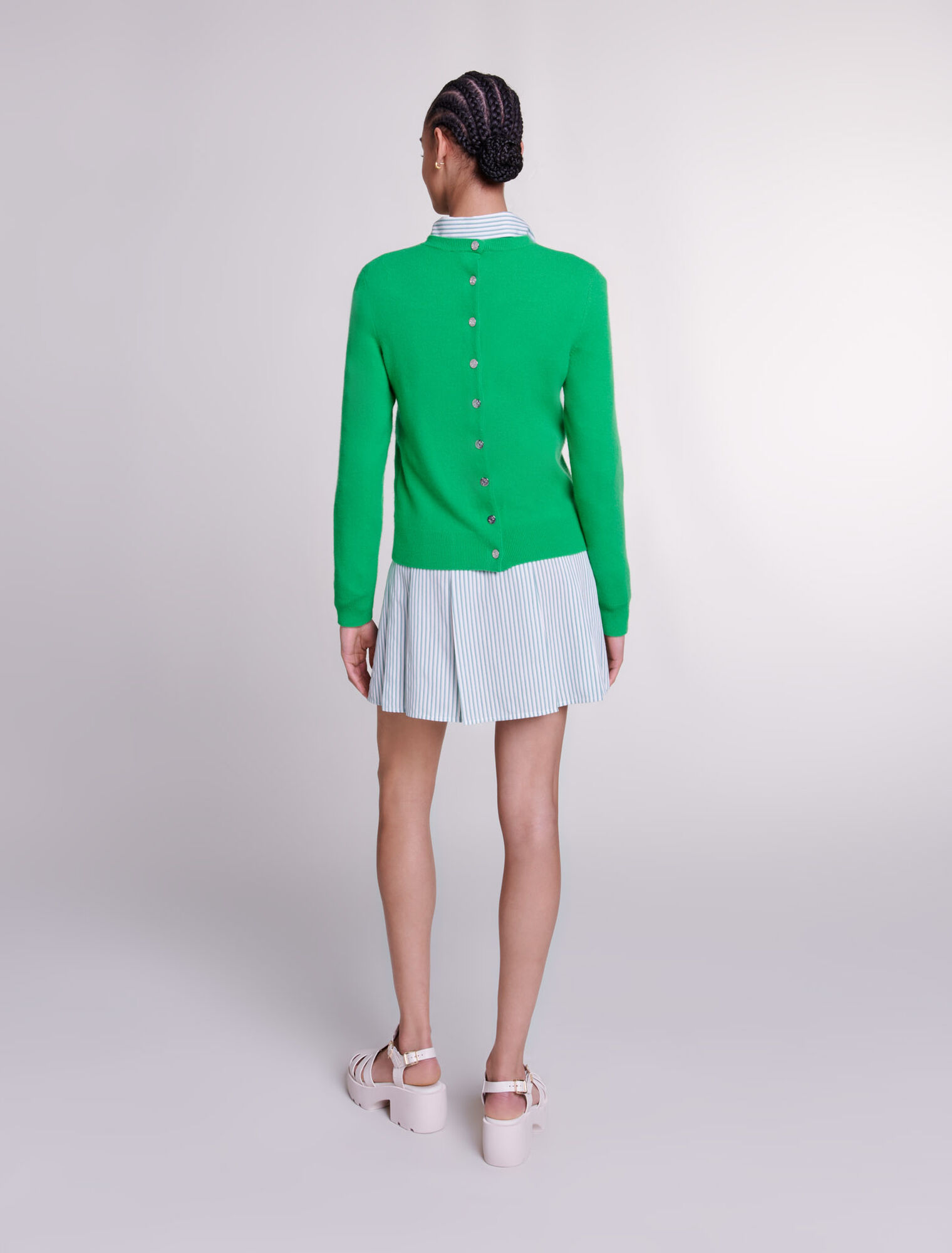 Cashmere and wool cardigan