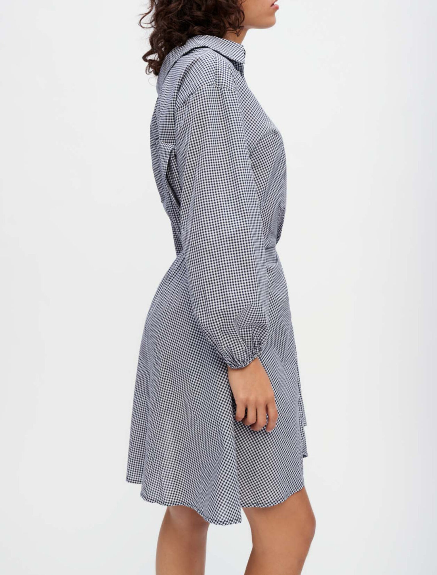 Trompe-l’oeil shirt dress
