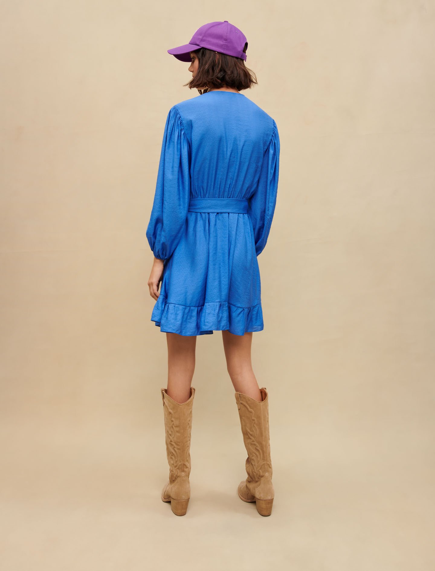 Chiffon Ruffle Dress with Tie Straps | Rickis