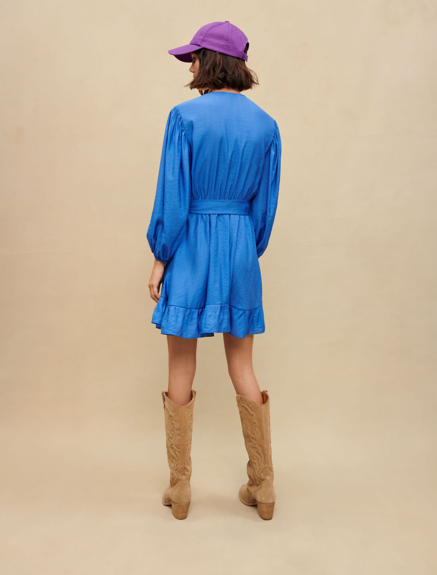 Short ruffled dress