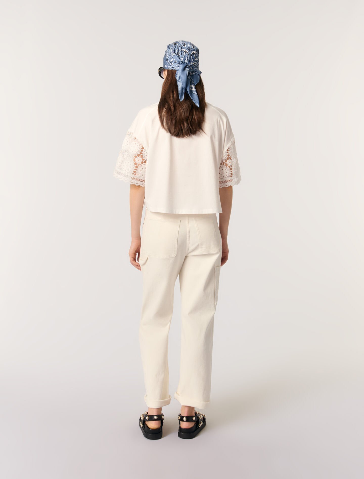 Tシャツ・カットソー PAROSH Women Tunic Tops CANYOX25 D381229001 WHITE Oversized Organic T-Shirt - Optical White – Colorful Standard