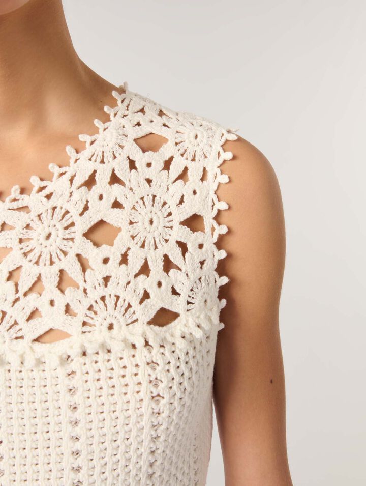 Mini crochet dress
