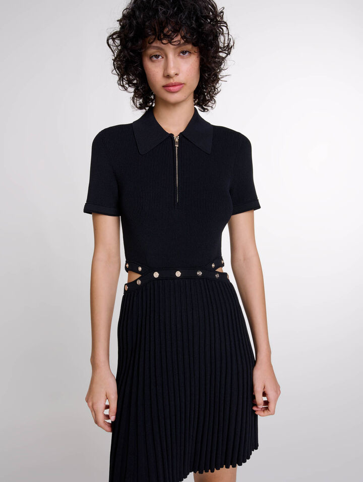 Short knit dress