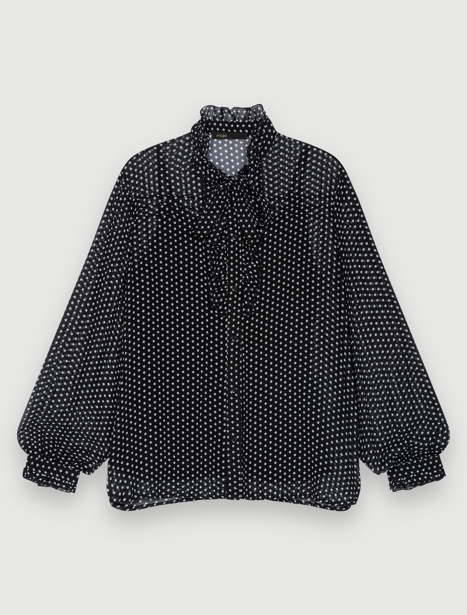 Polka dot blouse