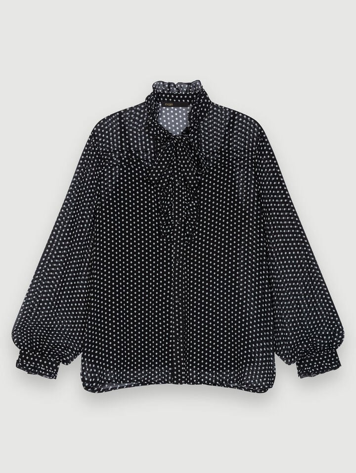 Polka dot blouse