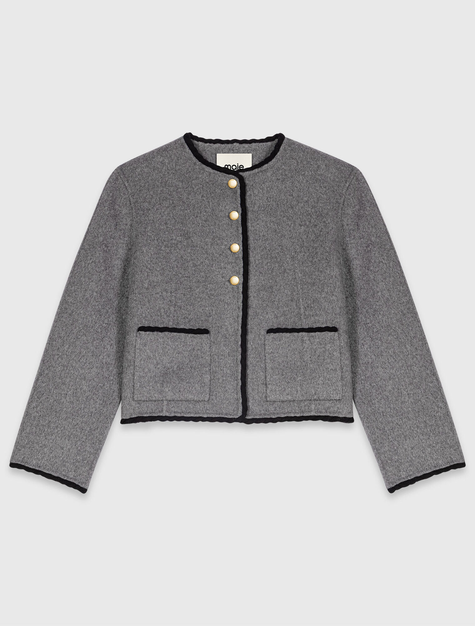 Short double-faced coat