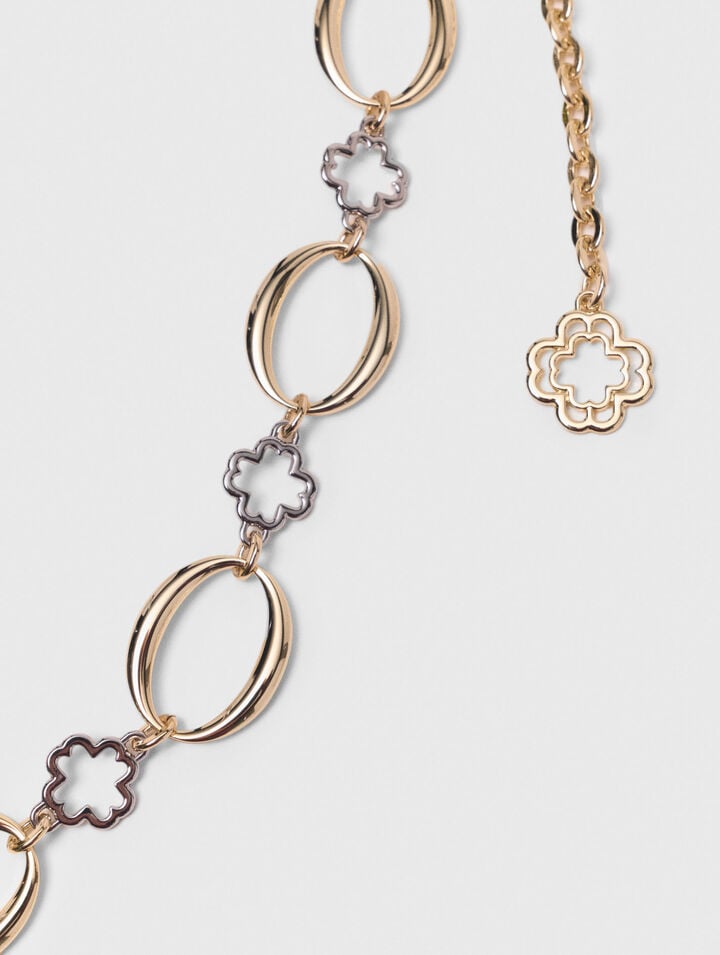Clover link jewellery belt