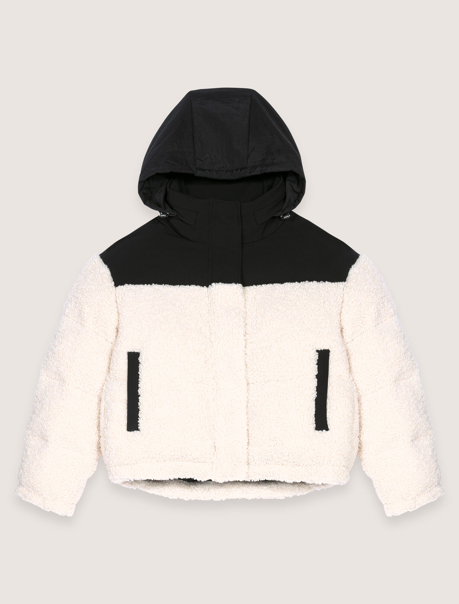 Bicolour padded jacket