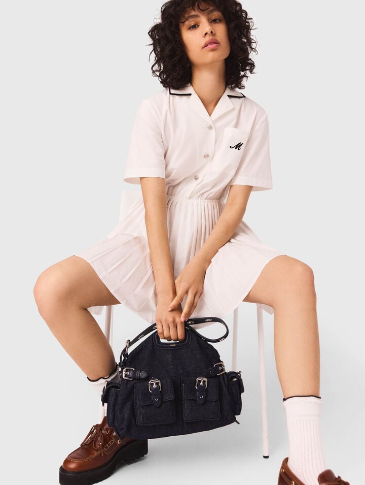 Short-sleeved shirt dress