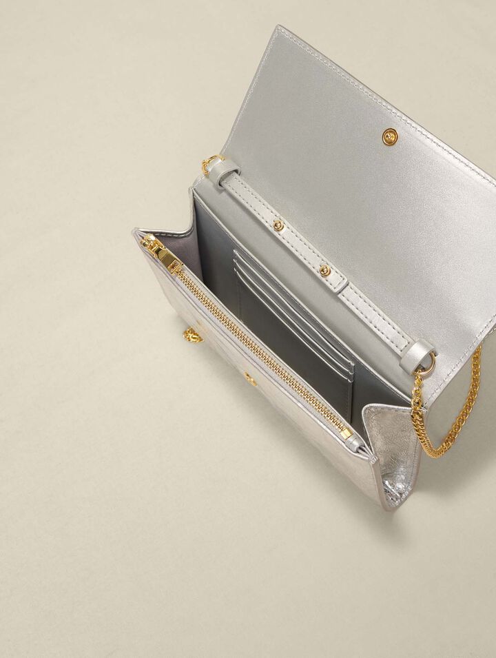 Metallic wallet bag