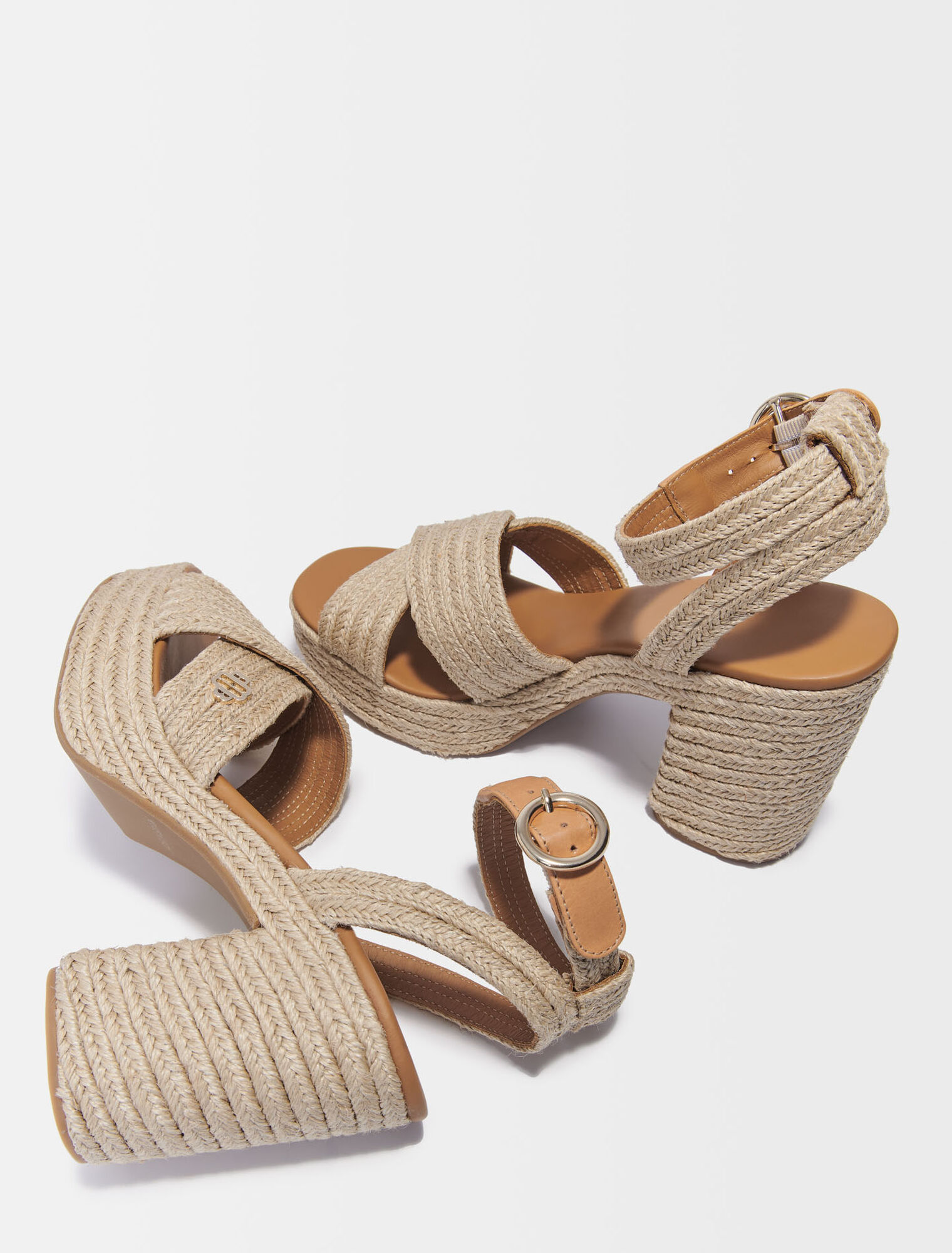 Jute canvas sandals