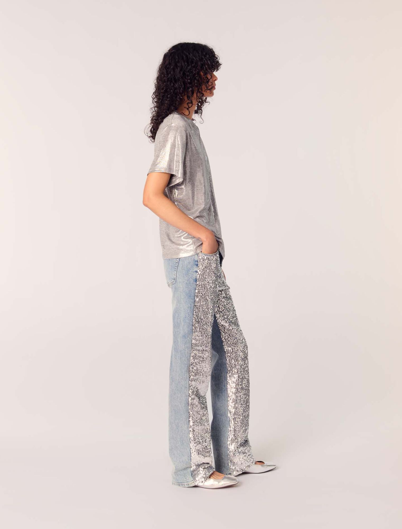 Metallic T-shirt