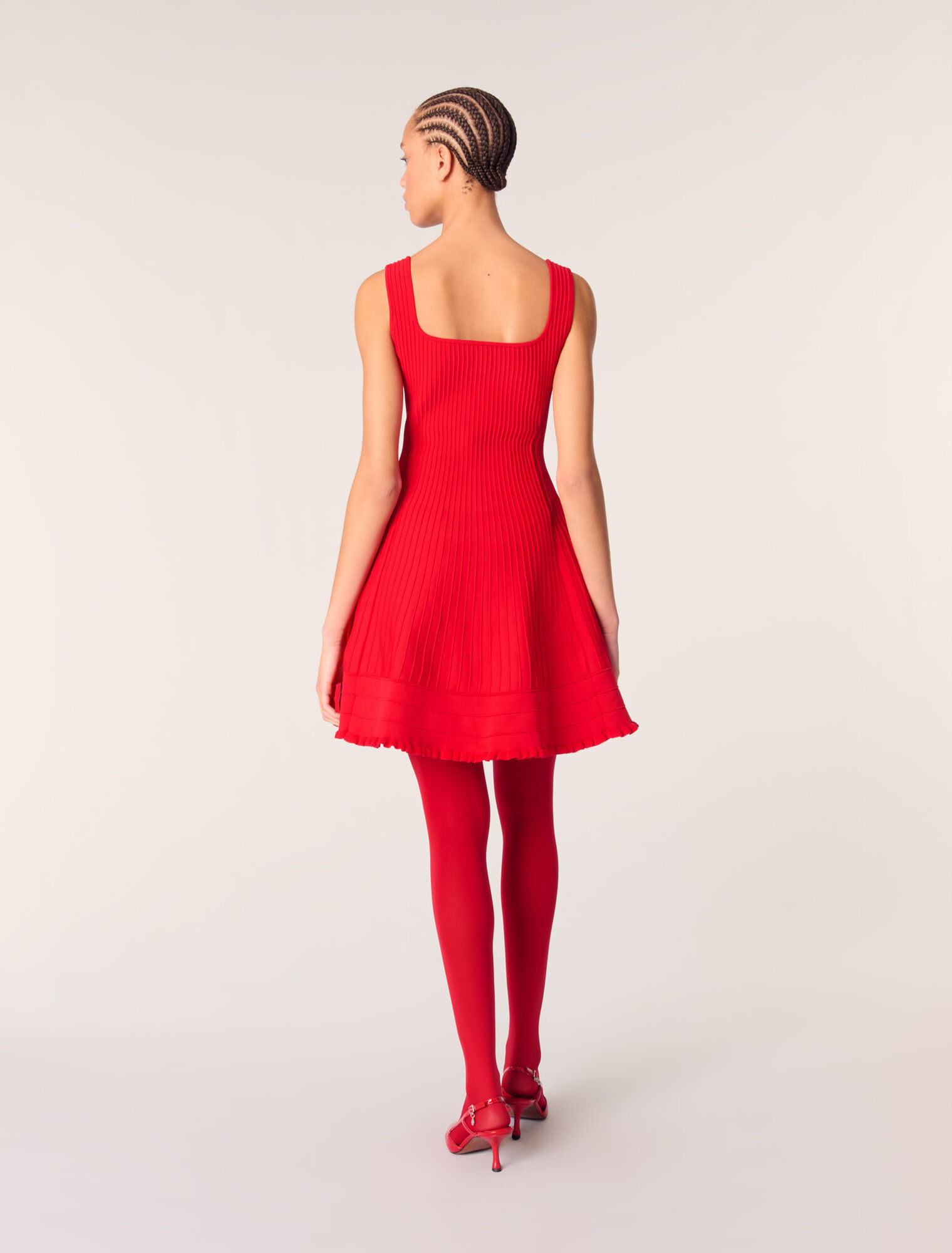 Mini knit dress