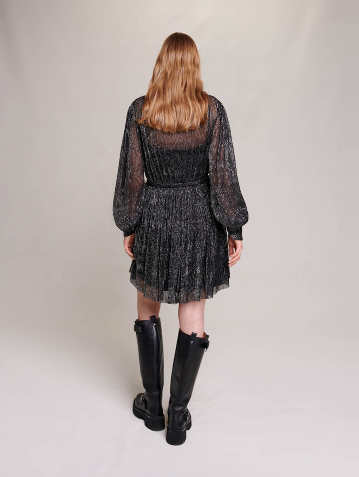 Short metallic dress