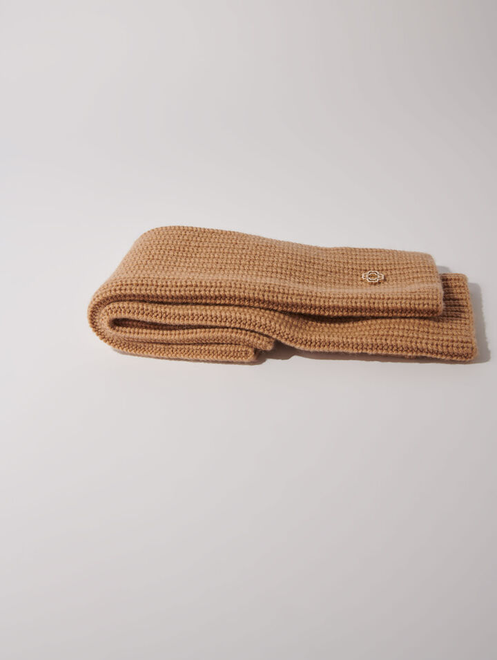 Wool and cashmere mittens