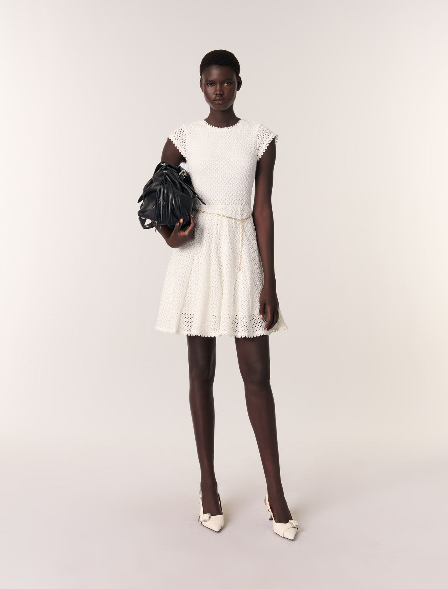 Short crochet dress