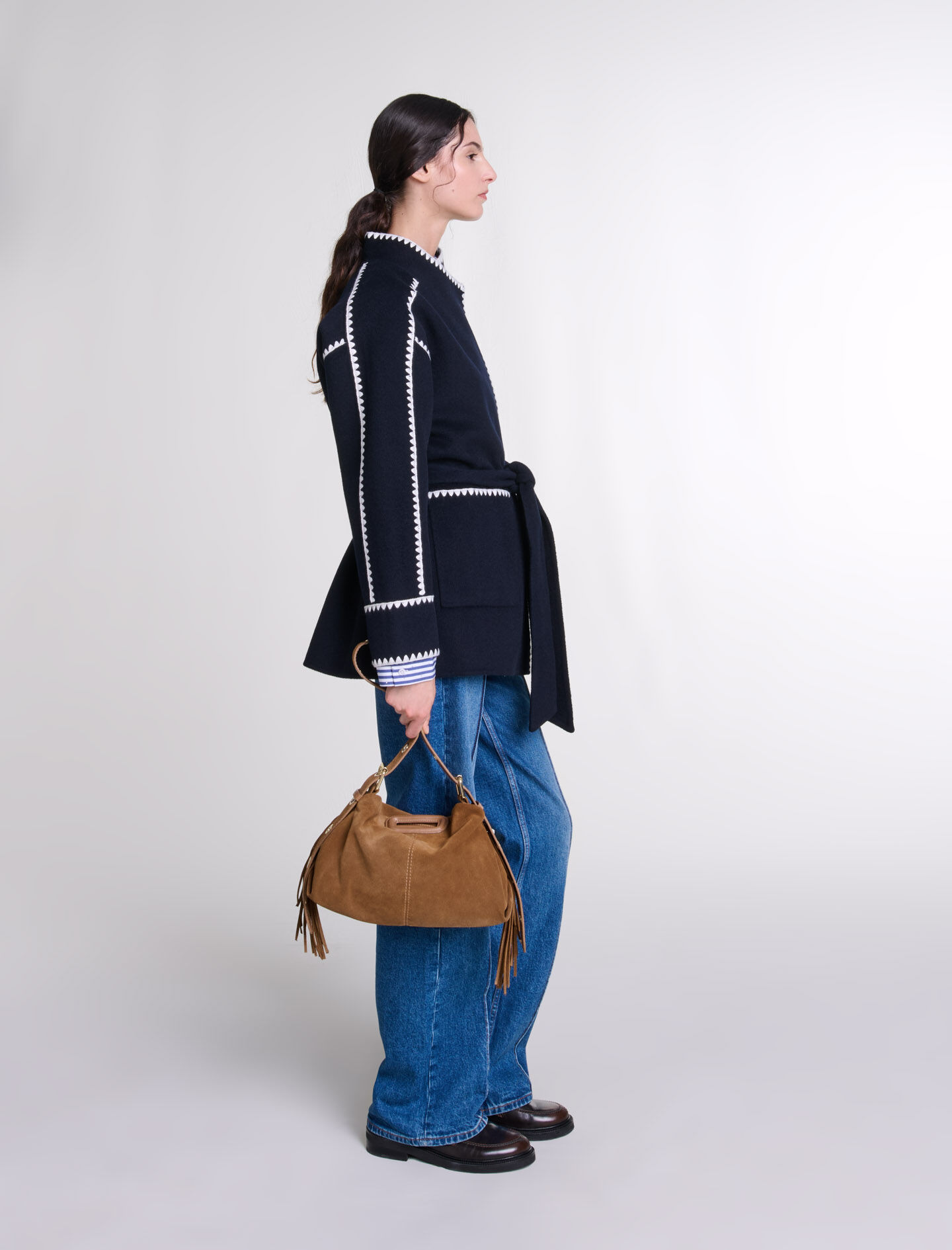 Double-faced coat Bicolor For Women | Maje